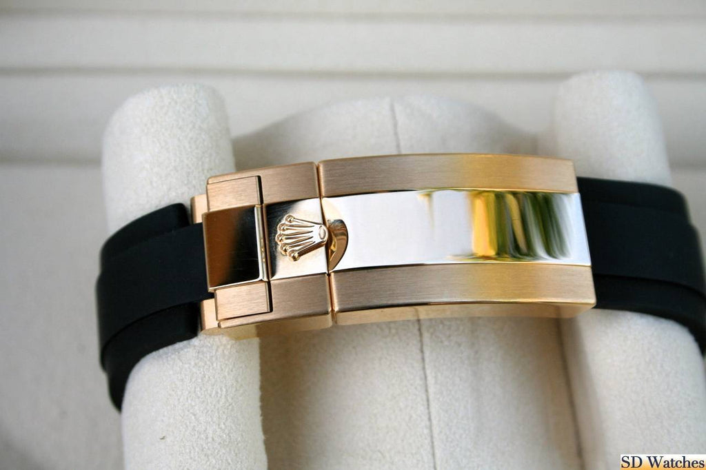 Rolex Yacht master Silicon band gold black Virat kholi watch