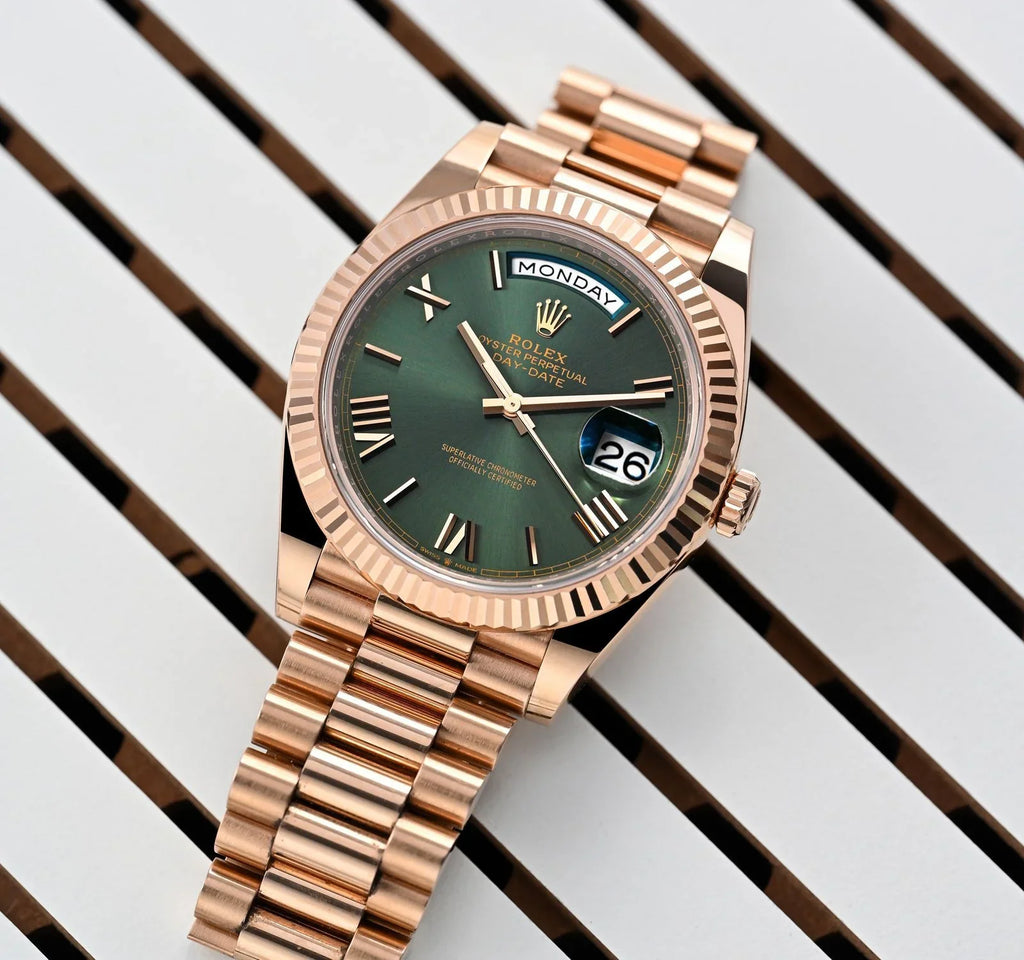 Rolex Day date Rosegold Gold Metal Watch VIRAT KOHLI EDITION