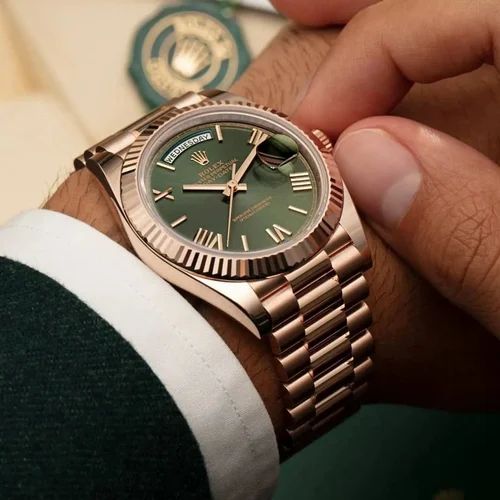 Rolex Day date Rosegold Gold Metal Watch VIRAT KOHLI EDITION